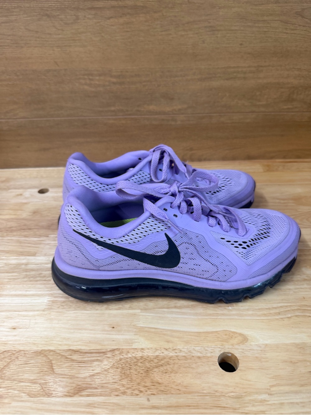 Nike Purple and Black Women's Athletic Running Shoes